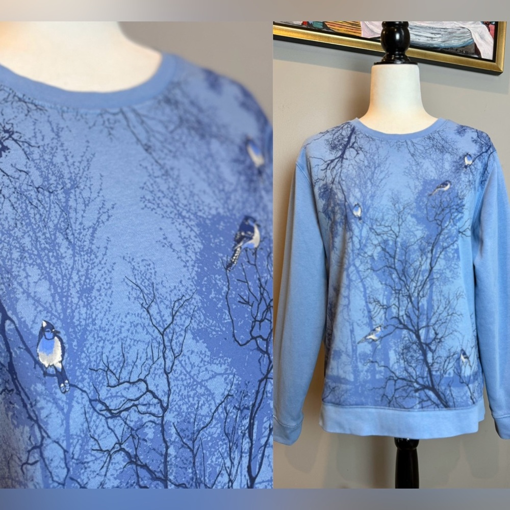 NORTHERN REFLECTIONS Winter Blue Jays Sweatshirt - M